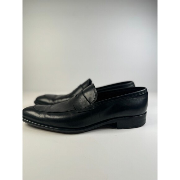 To Boot New York Shoes Mens Black Leather Penny Loafer Slip On Formal Italy 10 main image 6